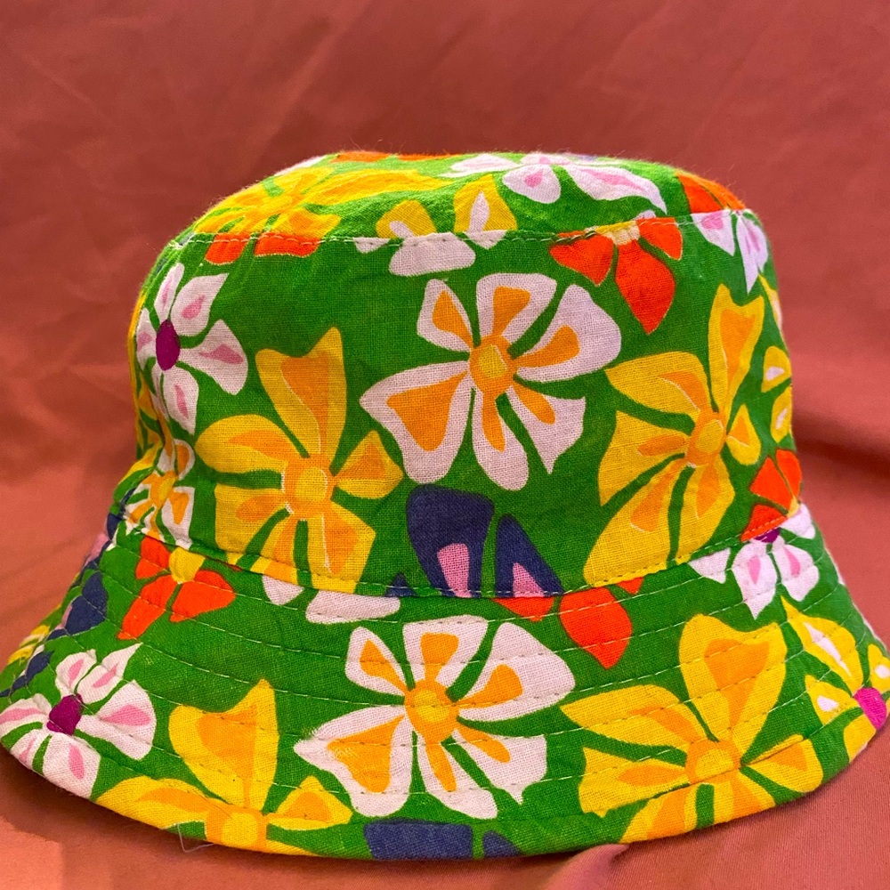 Floral bucket hat